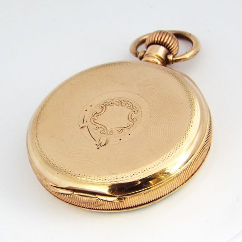 fig 1. Antique Electa Dreadnought pocket watch.