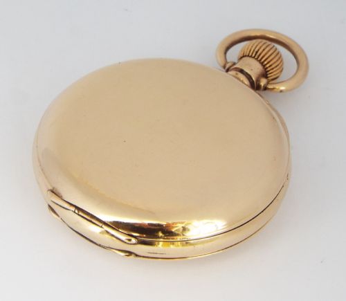 fig 2. Waltham half hunter pocket watch, 1921.