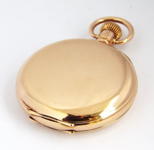 fig 2. Antique Cyma hunter pocket watch for J W Benson.