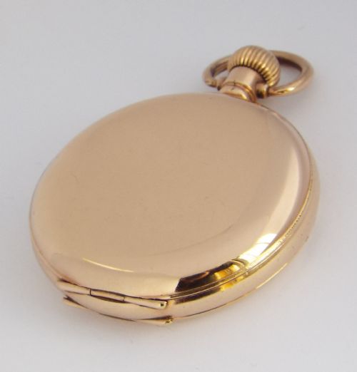 fig 1. 1930s Record full hunter pocket watch.