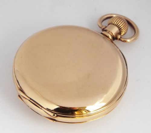 fig 2. Antique Waltham half hunter pocket watch, 1911.