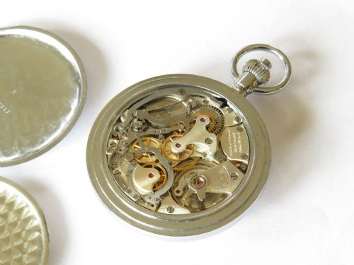 fig 2. Excelsior Park chronograph pocket watch, c1950