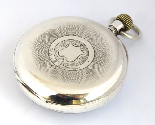 fig 2. Antique English silver pocket watch, Errington.1903