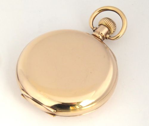fig 2. Antique Waltham Bartlett half hunter pocket watch, 1924.
