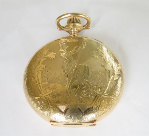 Antique Elgin Full Hunter Pocket Watch, 1913