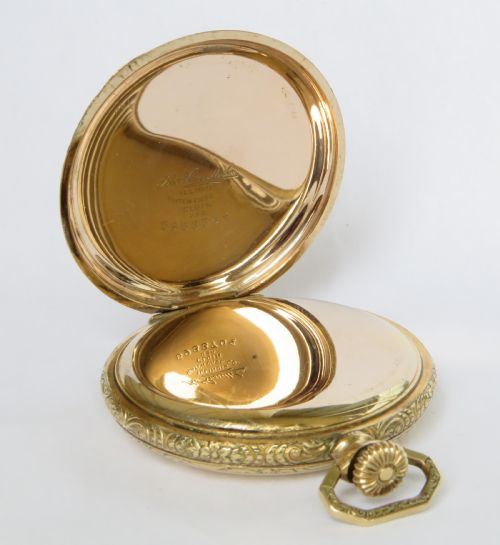 fig 2. 1930s Thomas Russell full hunter pocket watch