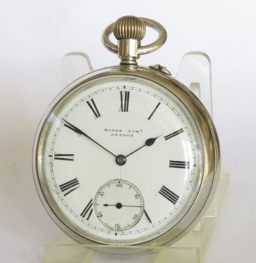 Antique Silver Pocket Watch, Errington for Hinds