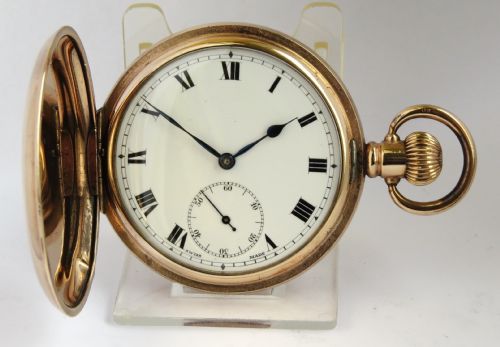 1930s Cyma Full Hunter Pocket Watch.