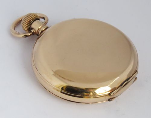fig 2. 1930s Cyma full hunter pocket watch.