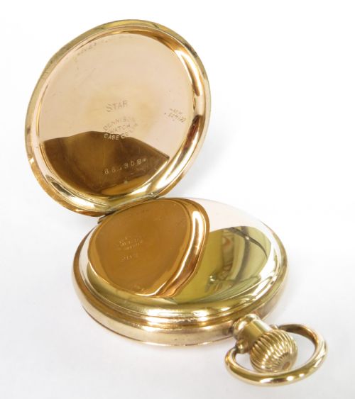 fig 1. Antique 1926 Waltham full hunter pocket watch