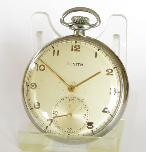 fig 1. Antique Zenith pocket watch, c1940s