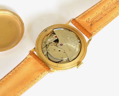 fig 2. Gents 1950s Rodania De Luxe wrist watch