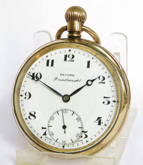 Antique Record Dreadnought Pocket Watch
