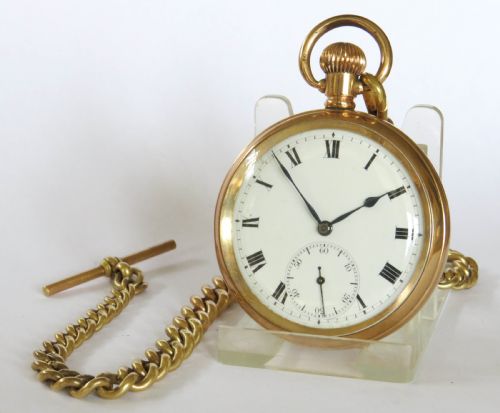 Antique 1920s Limit Pocket Watch and Chain
