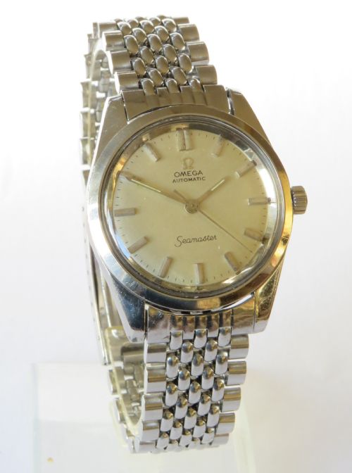fig 1. Gents Omega Seamaster automatic wrist watch, 1962