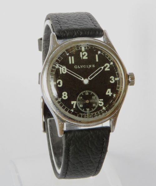 Gents 1940s German Military Glycine Wrist Watch