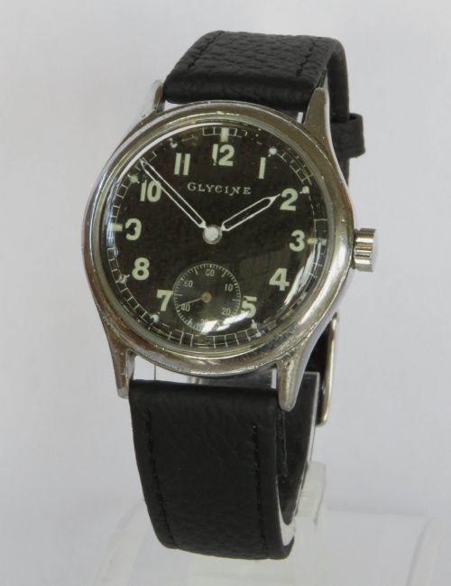 fig 1. Gents 1940s German military Glycine wrist watch