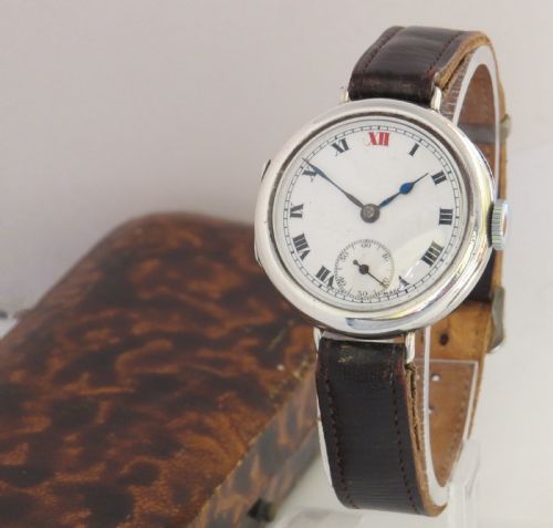 Gents Silver Syren Wrist Watch, 1924