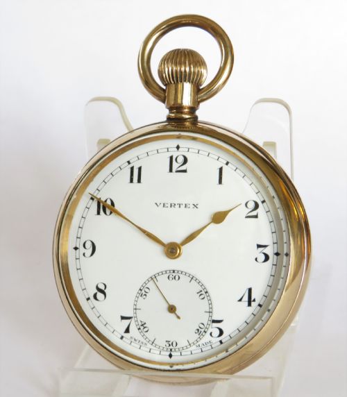 1930s Swiss Vertex Pocket Watch