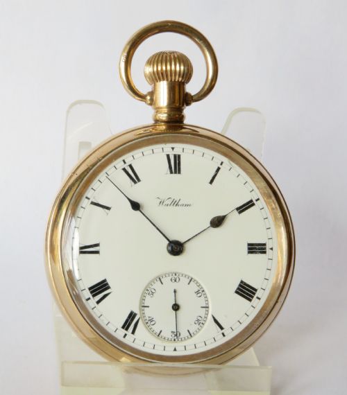 fig 1. Antique Waltham pocket watch, 1917