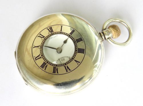 J W Benson Half Hunter Pocket Watch, 1933