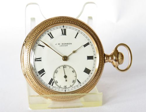 fig 1. Antique Cyma pocket watch for J W Benson