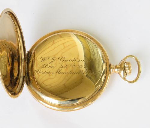 fig 2. Antique Cyma pocket watch for J W Benson
