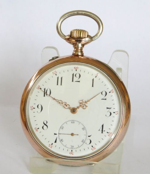 Antique Silver Iwc Probus Scafusia Pocket Watch
