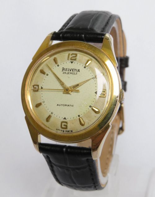 Gents 1950s Helvetia Automatic Wrist Watch