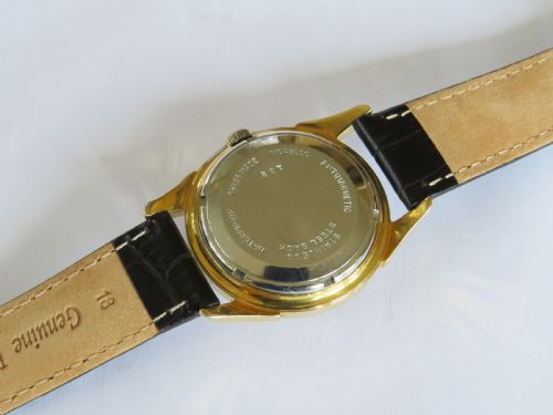 fig 2. Gents 1950s Helvetia automatic wrist watch
