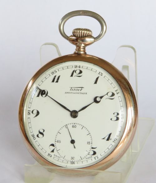 Silver Tissot Pocket Watch, 1947