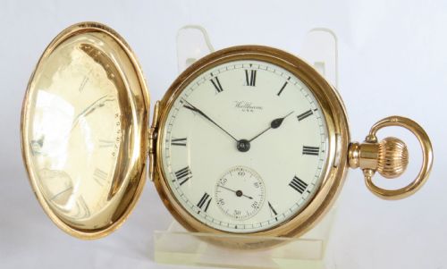 Antique Waltham P S Bartlett Full Hunter Pocket Watch
