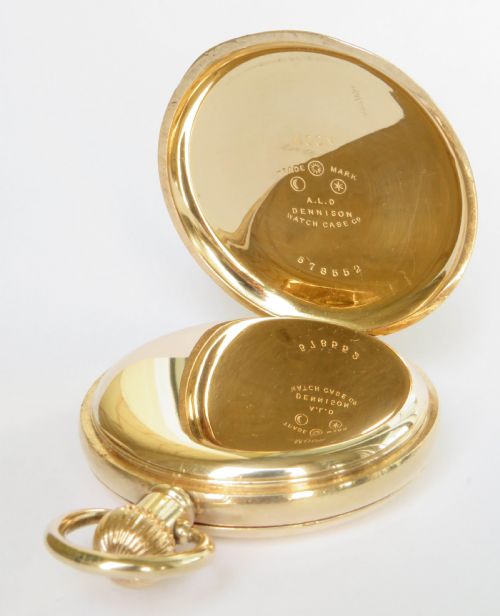 fig 2. Antique Waltham P S Bartlett full hunter pocket watch