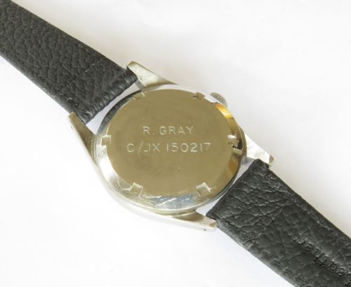 fig 2. Gents Omega wrist watch, Royal Navy, 1947