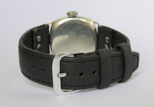 fig 2. Mid-size silver wrist watch, 1928