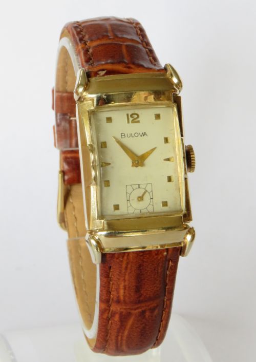 fig 1. Mid-size Bulova wrist watch, 1953