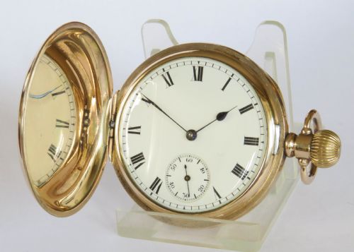 Antique Waltham Traveler Full Hunter Pocket Watch