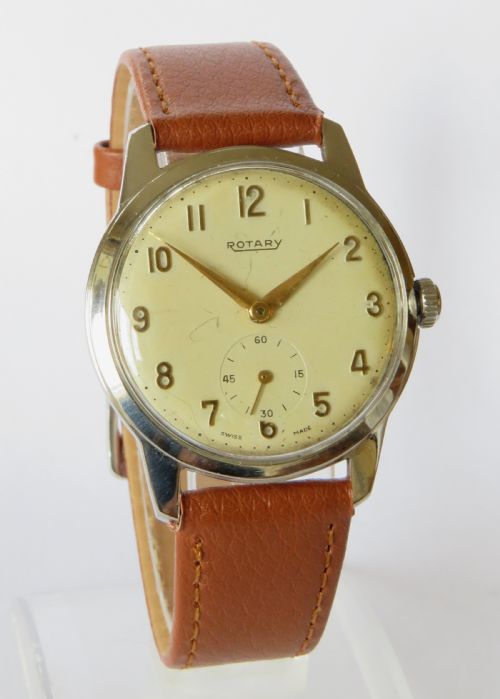 fig 1. Gents 1950s Rotary wrist watch