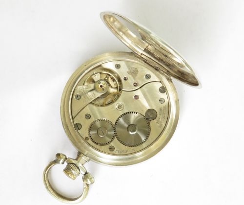 fig 2. Antique silver Thomas Russell pocket watch, 1919