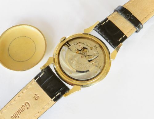 fig 2. Gents 10k gold filled Longines wrist watch, 1953