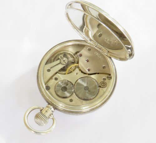 fig 2. Antique Selezi silver pocket watch, Devonport, 1912