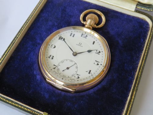fig 1. Antique Omega pocket watch, 1916
