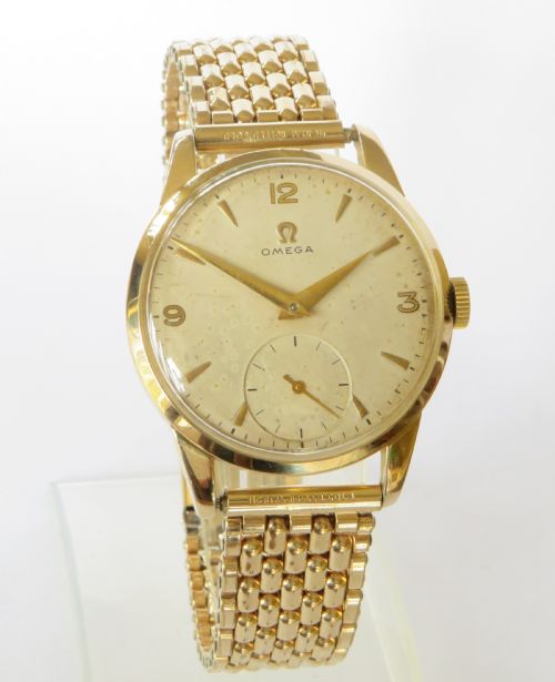 fig 1. Gents Omega wrist watch, 1950
