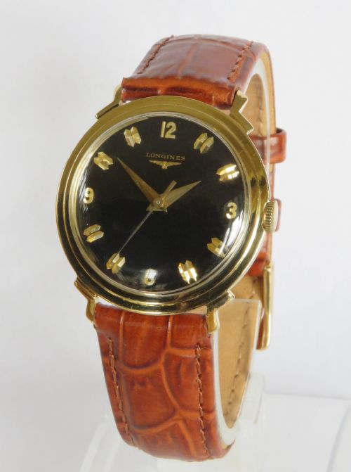 Gents 14k Gold Longines Wrist Watch, 1958