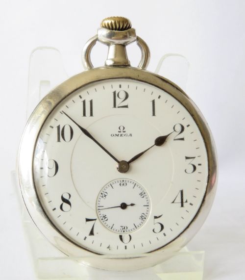 fig 1. Antique Omega pocket watch, 1916