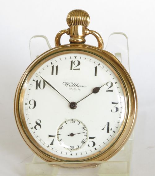 Antique Waltham Riverside Pocket Watch, Railroad Grade