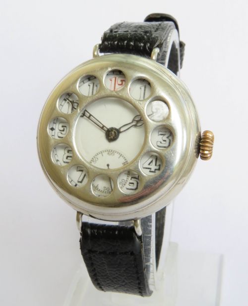 Gents Antique Silver Trench Watch, 1916