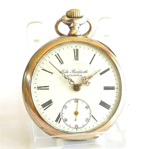 fig 1. Antique silver Cortebert pocket watch