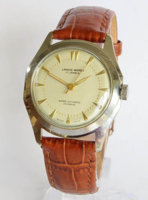 Gents 1950s Lanco Rotor Automatic Wrist Watch