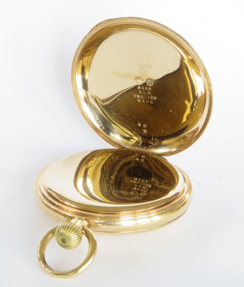 fig 3. Antique Waltham Beacon full hunter pocket watch, 1899